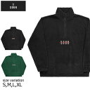 SOUR Spothunter Fleece BLACK FOREST GREEN サワー フリース ハーフジップ トップス スケートボード スケボーメンズ　レディース