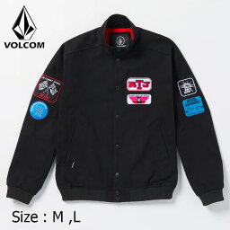 【5/9 20:00から4時間限定★15%OFFクーポン配布中♪】VOLCOM ヴォルコム ボルコム ジャケット レーシングジャケット RTJ X HOT WHEELS PATCH JACKET BLACK ストリート スケートボード スノーボード