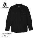 【0の付く日限定★10%OFFクーポン配布中!!】VOLCOM MINNRET FLANNEL LS ヴォルコム ボルコム BLK シャツ ストリート スケート...