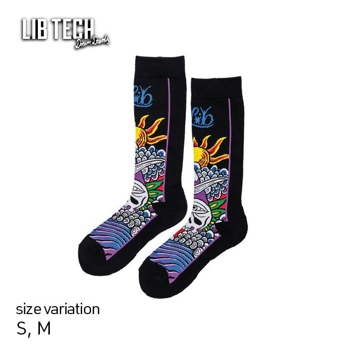 LIB TECH JAMIE SUNRISE リブテック JAMIE LYNN RIDING SOCK ソックス スノーボード スノボー スキー スケートボード スケボー 靴下 メンズ