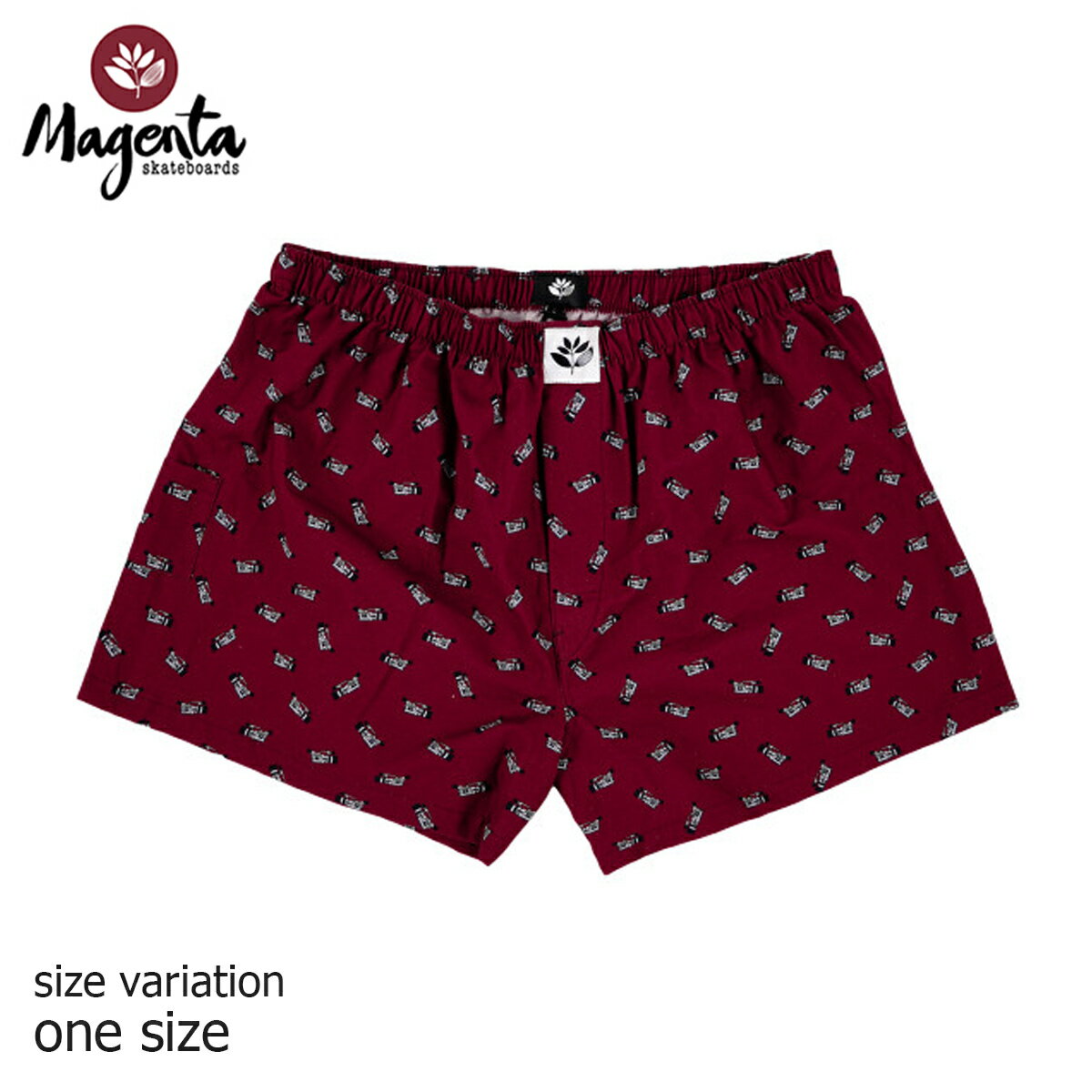 【6月1日はワンダフルデー開催★11%OFFクーポン配布中♪】MAGENTA VX BOXER SHORTS BURGUNDY マゼンタ シャツ アンダーウェア 下着 トランクス パンツ ストリート スケートボード スケボー