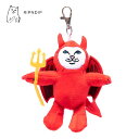 【5/5は5の付く日★11％OF Fクーポン配布中♪】RIPNDIP Devill Nerm Plush Keychain RED リップンディップ キーホルダー キーチェーン ぬいぐるみ スケボー スケート ストリート ねこ