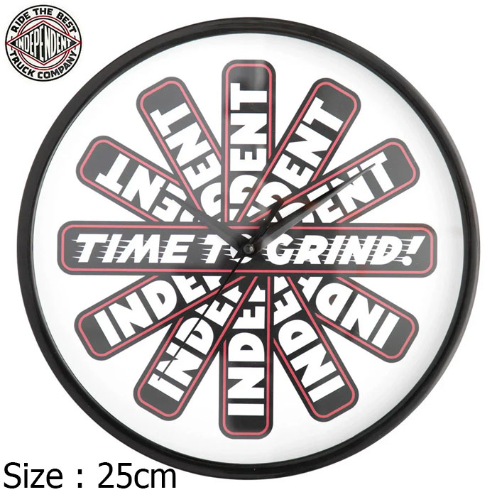 【期間限定!店内全商品ポイント10倍!※要エントリー】INDEPENDENT TIME TO GRIND CLOCK 壁掛け時計 時計..