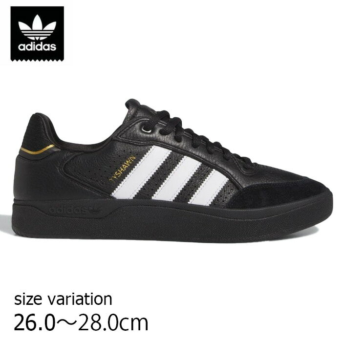 ADIDAS SKATEBOARDING スニーカー アディダス スケボー タイショーン 靴 (IE3124)TYSHAWN LOW 24SS BK/WH/GD スケートボード スケシュー