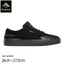 Emerica VULCANO BLACK/BLACK エメリカ スニーカー ヴルカーノ スエード スケートボード スケボー 靴 メンズ レディース