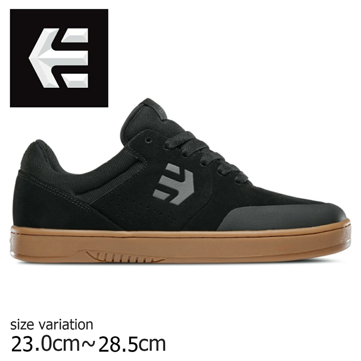 【20日は0の付く日★10％クーポン配布中♪】etnies MARANA BLK/DK GREY/GUM スニーカー エトニーズ マラナ スケートボード スケボー スケート ストリート