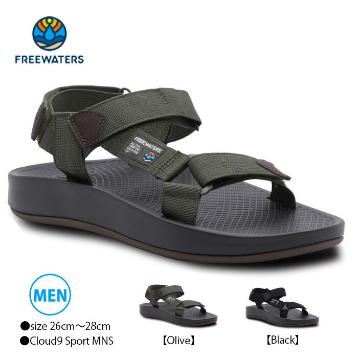 ں2000OFFݥfreewaters ե꡼ եåȥ  ȥɥ Cloud9 Sport MNS Olive Black  ե  ӡ ס ȥåץ 饦ɥʥ󥹥ݡ