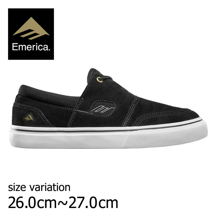 emerica エメリカ スニーカー スケボー SERVOLD BLK/WHT 靴 スニーカー シューズ