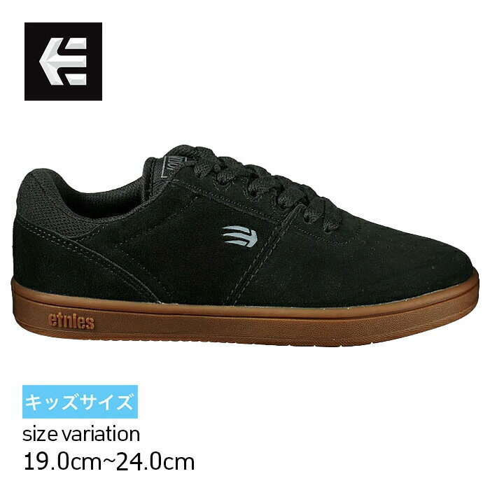 etnies エトニーズ ジョスリン スニーカー 靴 スケボー KIDS JOSL1N BLK/GUM スケートボード ジュニア 子供 スケート 運動靴