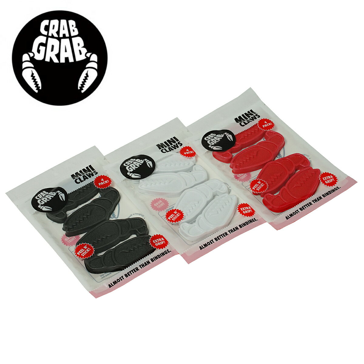 【20日は0の付く日★10％クーポン配布中 】CRABGRAB MINI CLAWS クラブグラブ ミニ クロウ スノーボード デッキ ストンプ パッド SNOWBOARD DECK STOMP PAD 軽量 強力グリップ 滑り止め カニ