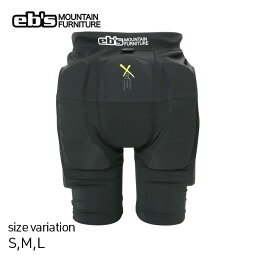 【29日23：59まで★全品7％OFFクーポン配布中♪】23-24 eb's HIP DEFENDER XRD エビス ヒップディフェンダー BLACK スノーボード スノボ スキー プロテクター ショート メンズ ウィメンズ レディース