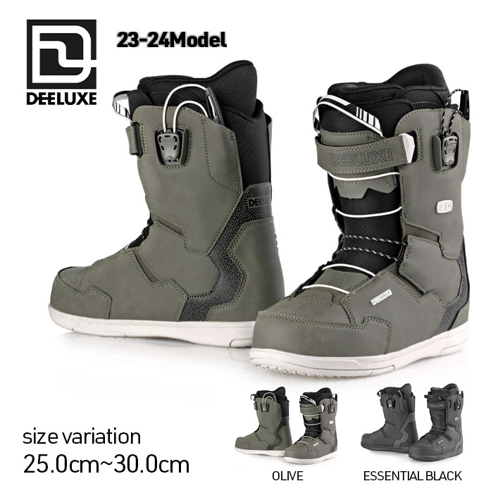 【人気SNOW用品★大幅値下げ♪】23-24 DEELUXE TEAM ID ディーラックス OLIVE ESSENTIAL BLACK チーム アイデ...