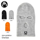 【20日は0の付く日★10％OFFクーポン配布中♪】CRABGRAB GOON MASK クラブグラブ フード BLK GRY ORG フェイスマスク スノーボード スノボー 目出し帽 ニット バラクラバ 防寒