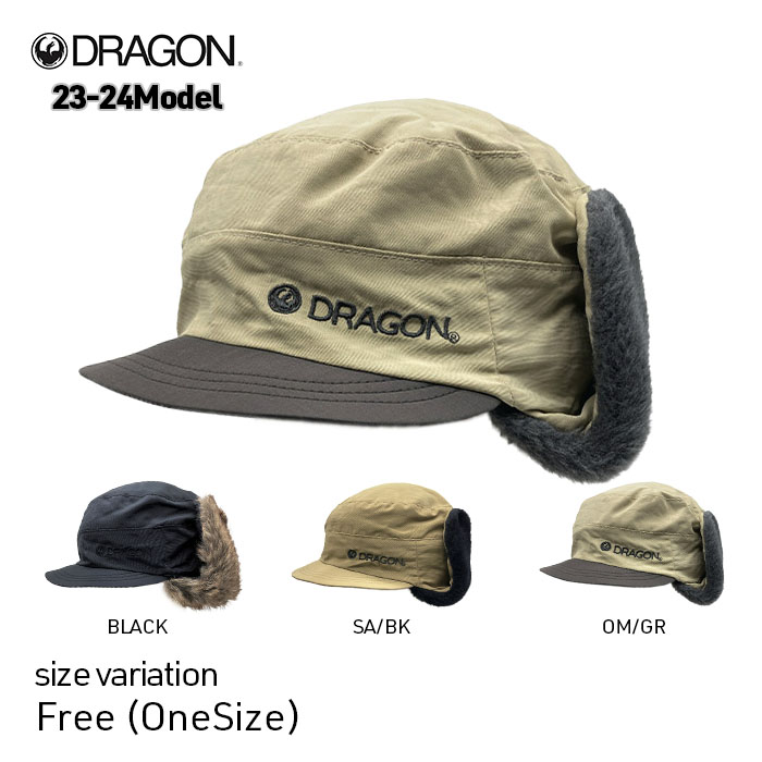 23-24 DRAGON FLAP CAP ドラゴン フラップキャップ アウトドア スキー スノーボード スノボー スキー 耳当て付き 帽子 メンズ レディース 防寒