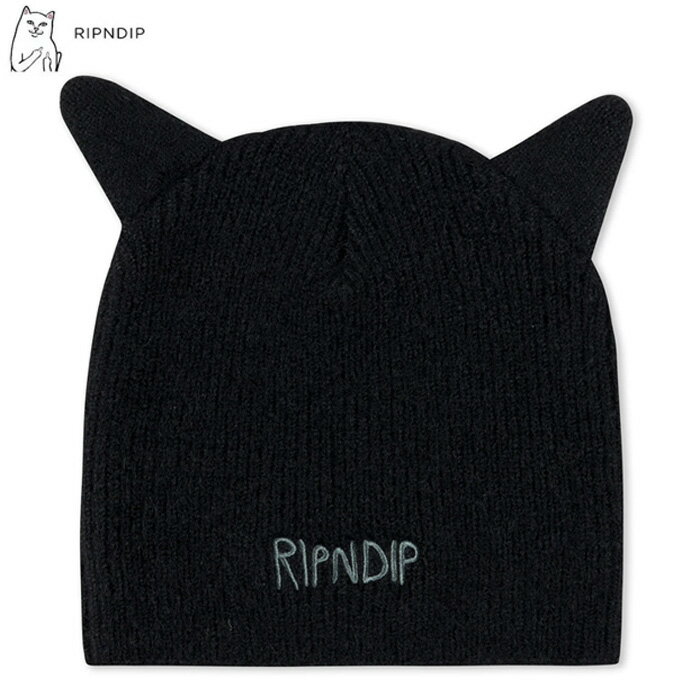 RIPNDIP リップンディップ 帽子 ビーニー ニット KITTY EARS MOHAIR BEANIE 耳付き スケートボード ストリート ねこ