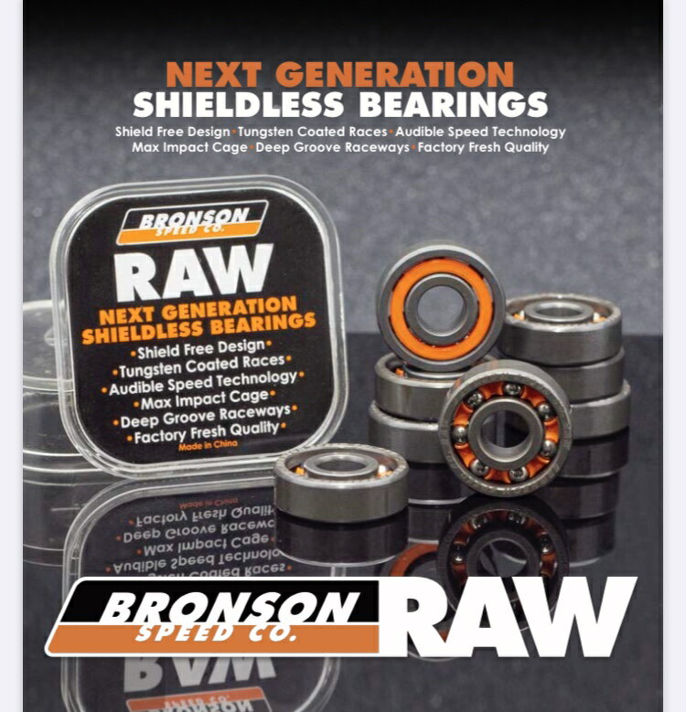 BRONSON ベアリング bearing BRONSON RAW ブロンソン パーツ スケボー 正規品 スケートボード SK8 SKATEBOARD