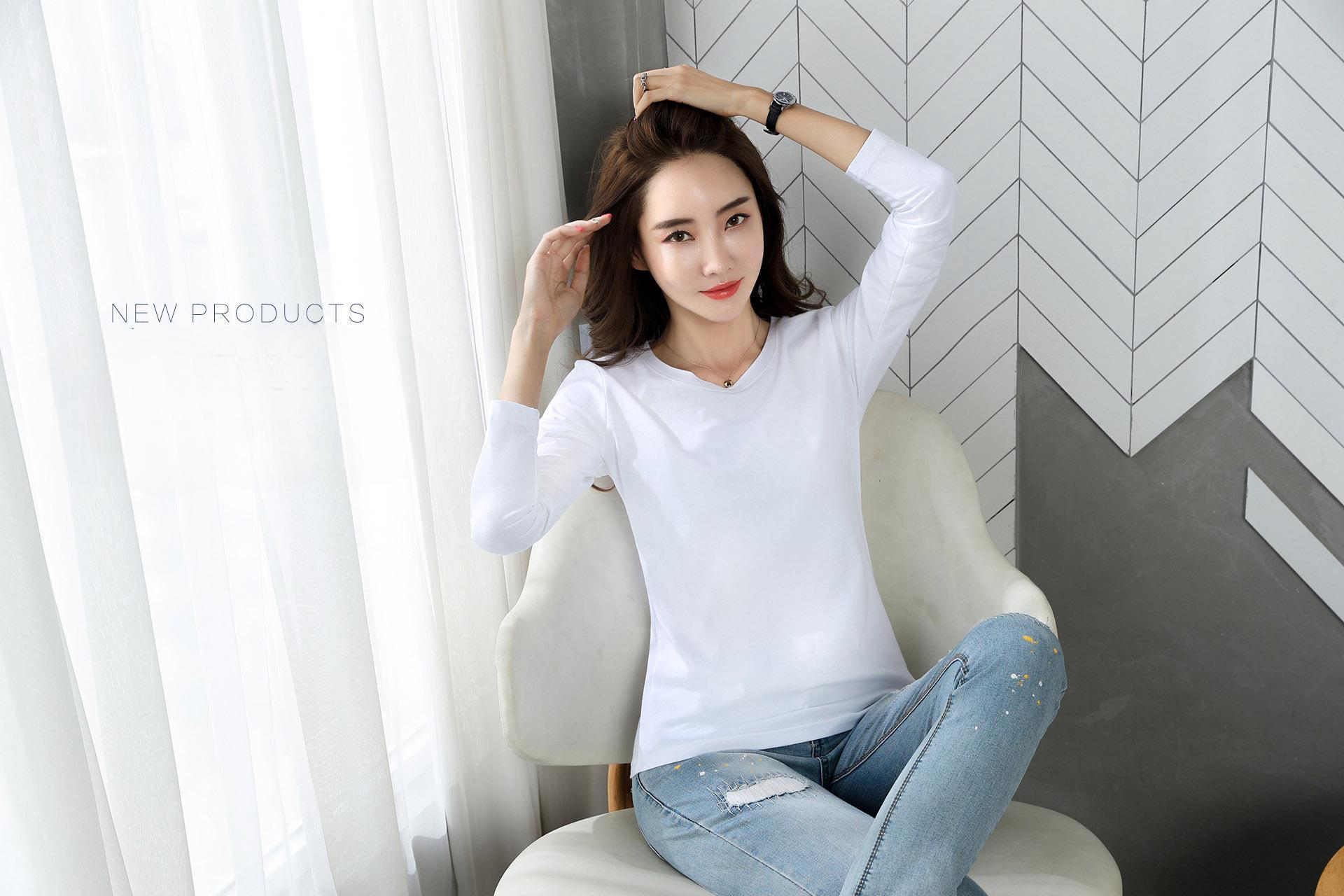 Rakuten - Tシャツ 長袖 無地 tシャツ レディース 定番 大きいサイズ 秋冬