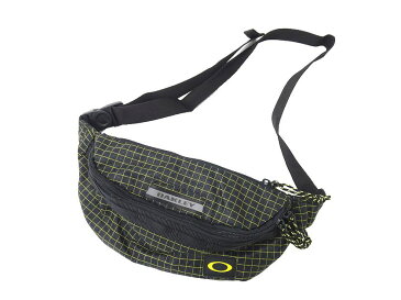 OAKLEY オークリー ESSENTIAL WAIST 4.0 格子チェック柄 ミニボディバッグ ウエスポーチ FOS900240 ブラック ▲009▼10914r09