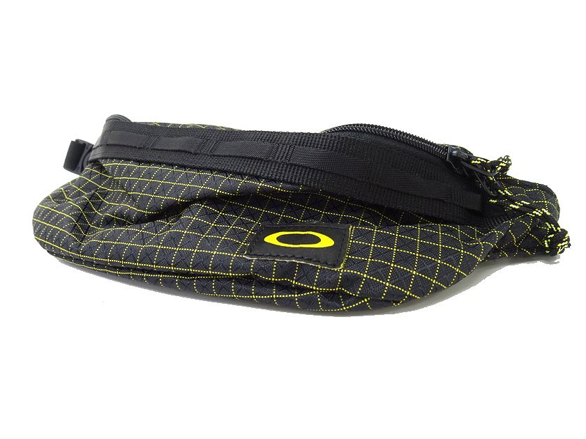 OAKLEY オークリー ESSENTIAL WAIST 4.0 格子チェック柄 ミニボディバッグ ウエスポーチ FOS900240 ブラック ▲009▼10914r09