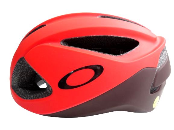 【中古】【新古品・未使用品】OAKLEY オークリー ARO5 MIPS搭載 アイウェアドッグ装備 自転車 ロードバイク ヘルメット FOS900147 定価2.7万 レッド S-1 L-2 XL-3▲075▼20128r02