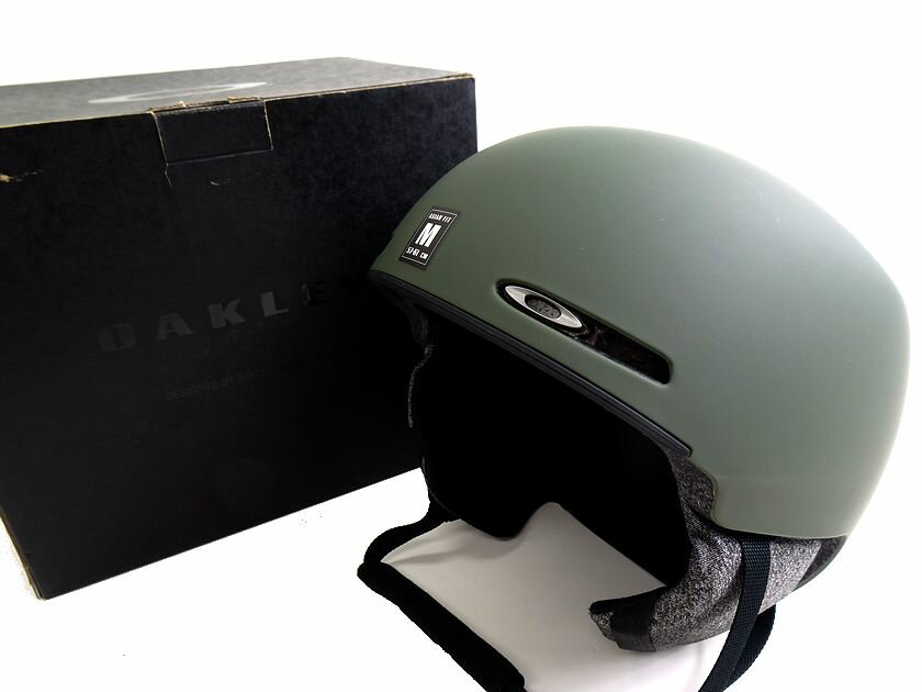 OAKLEY オークリー MOD1 AsiaFit BOAフィットシステム搭載 スキー スノーボード スノボヘルメット 99505A 定価1.4万 カーキ M ▲039▼20201r07