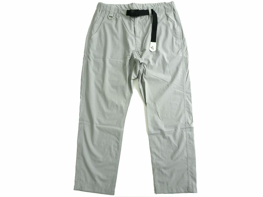 Schott N.Y.C ショット NYLON CLOPPED PANTS 4WAYストレッチ ベルト付 ナイロン クロップド パンツ 3196006 定価1.8万 グレー M-01 L-02 ▲020▼20510s03