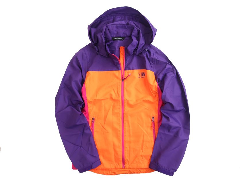 Karrimor カリマー X LITE 軽量 切替 フード付 ジップアップジャケット ブルゾン ...