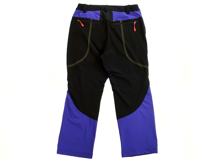 Karrimor カリマー aqua X 接触冷感 UVカット ナイロン切替 ストレッチ クロップド　トレッキングパンツ 登山 1KAHPM308 ブラック パープル 69▲010▼20901k07 2