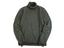 Maison Margiela メゾン マルジェラ イタリア製 ライン入 タートルネック ウールニット セーター S50GP0226 グレー XL ▲350▼21101k01