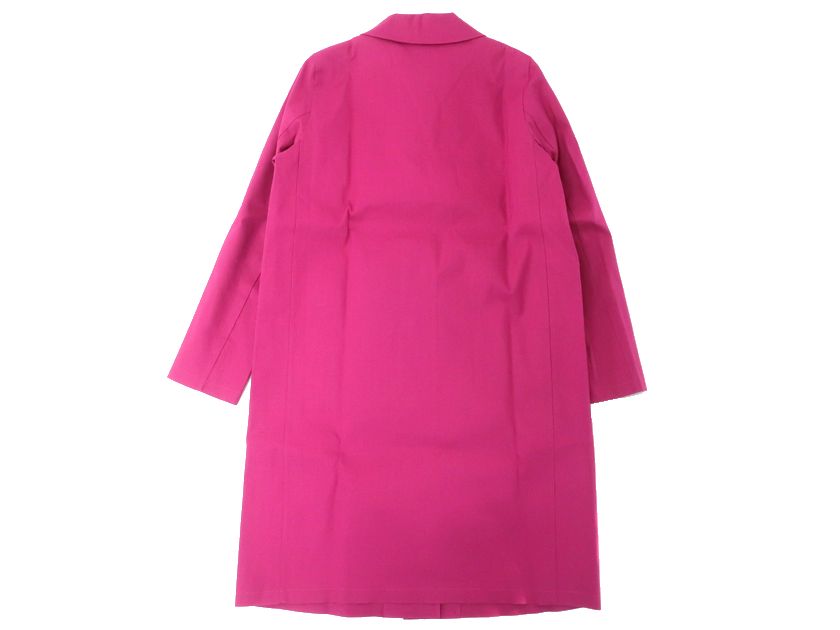 MACKINTOSH マッキントッシュ 英国製 ゴム引き ステンカラーコート レディース LR-020 定14万 マゼンタ 8 ▲050▼21216k15