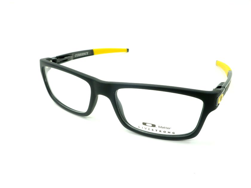 【中古】【新古品?未使用品】OAKLEY オークリー CURRENCY O.Matter LIVE STRONG カレンシー メガネフレーム サングラス 眼鏡 OX8026-0854 定3.1萬 サテンブラック 53□17 ▲030▼21221k02