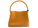 MODERN WEAVING モダンウィービング USA製 MINI ARCH HANDLE PLEAT TOTE 本革 リザード型押しレザー ハンドバッグ ワンハンドルバッグ トートバッグ MW179C 定5.9万 ライトブラウン ▲054▼30203k10