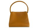 MODERN WEAVING モダンウィービング USA製 MINI ARCH HANDLE PLEAT TOTE 本革 リザード型押しレザー ハンドバッグ ワンハンドルバッグ トートバッグ MW179C 定5.8万 ライトブラウン ▲053▼30203k11