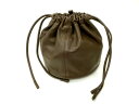 MODERN WEAVING モダンウィービング MINI DRUM DRAWSTING BELT ATTACHE 本革 ラムレザー ミニドラム ドローストリング バッグ MW182 定2.3万 ブラウン ▲021▼30208k08