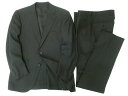 GIVERDYE best selection ジバルディ 日本製 Tollegno1900 イタリア製生地使用 ウール100% 2B ノータック シングルスーツ ジャケット スラックスパンツ 818A6182 グレー AB3▲100▼30215k09(4)