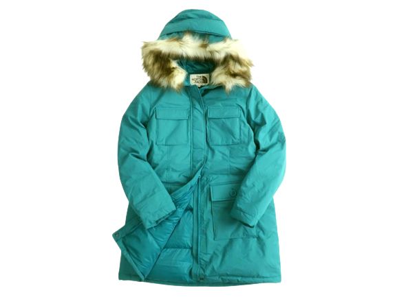 THE NORTH FACE ノースフェイス W 039 S MARYMOOR DOWN JACKET DWR ファー付きフーデッド ダウンジャケット レディース NYJ1DG89 定4.7万 ピーコックブルー 85(S)-01 100(XL)-02▲043▼30228k09