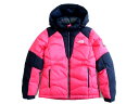 THE NORTH FACE ノースフェイス W'S CRUX DOWN JACKET DYNO SERIES HYVENT 800+FillPower GooseDown 撥水 フード付 ジップアップ ダウンジャケット NAD1DD80 定4万 チェリーピンク 80(S)▲043▼30302k01