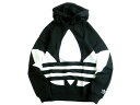 adidas Originals AfB_X IWiX BIG TREFOIL HOODIE rbO gtHCS t[fB p[J[ FM9908 ubN S04530308k05