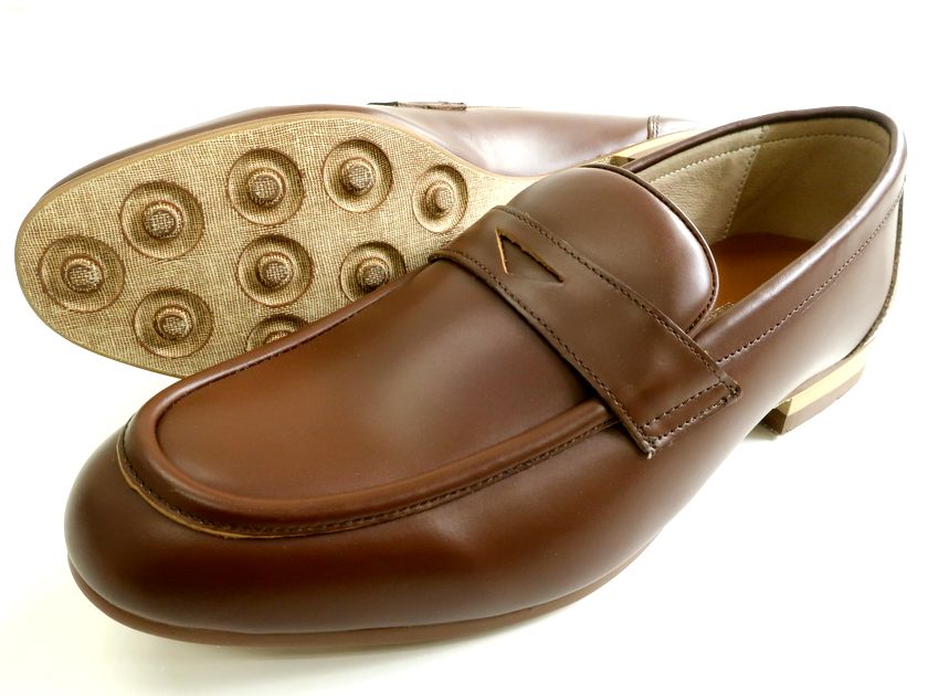 MODELLO モデロ Madras マドラス 本革 レザー コインローファー スリッポン 革靴 DM3101 ブラウン 24.0-01 24.5-02▲032▼30317k15