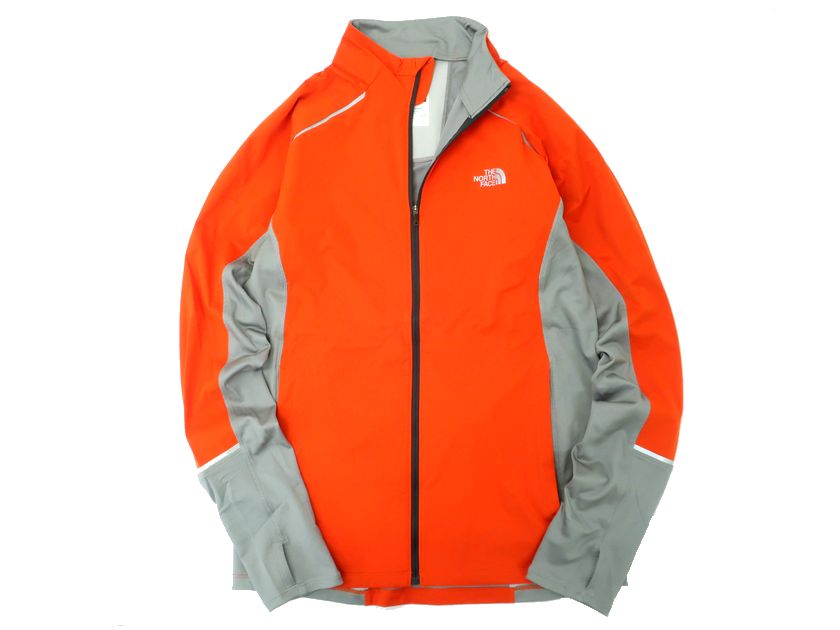 THE NORTH FACE ザ ノースフェイス M ISOLITE JACKET 切替 ストレッチ ジップアップジャケット ブルゾン NSL4KG51 オレンジ グレー 95(M)-01 100(L)-02 105(XL)-03▲047▼30321k03