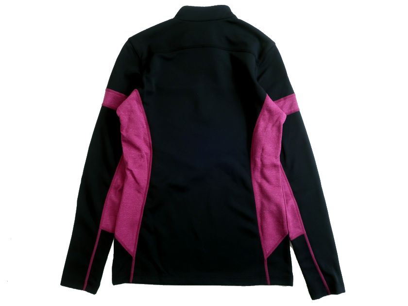 THE NORTH FACE ザ ノースフェイス bluesign 裏地メッシュ 切替 ストレッチ ハーフジップ スタンドネック プルオーバーシャツ カットソー レディース NFT7LG94 ブラック 80(XS)-01 85(S)-02▲022▼30322k09