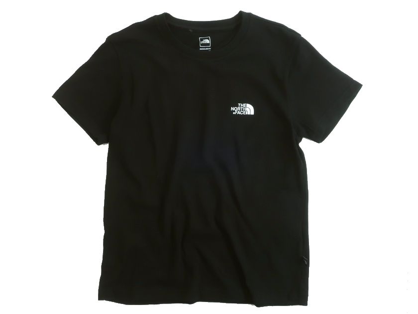 THE NORTH FACE ノースフェイス REGULAR FIT ロゴプリント コットン クルーネック Tシャツ カットソー ..