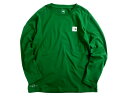 THE NORTH FACE ザ ノースフェイス MAXIFRESH PLUS DYNO SERIES 速乾 コットン混 ロゴプリント クルーネック ロングスリーブ Tシャツ カットソー NFK58A97 グリーン 80(XXS)-01 85(XS)-02 90(S)-03 95(M)-04▲022▼30428k12