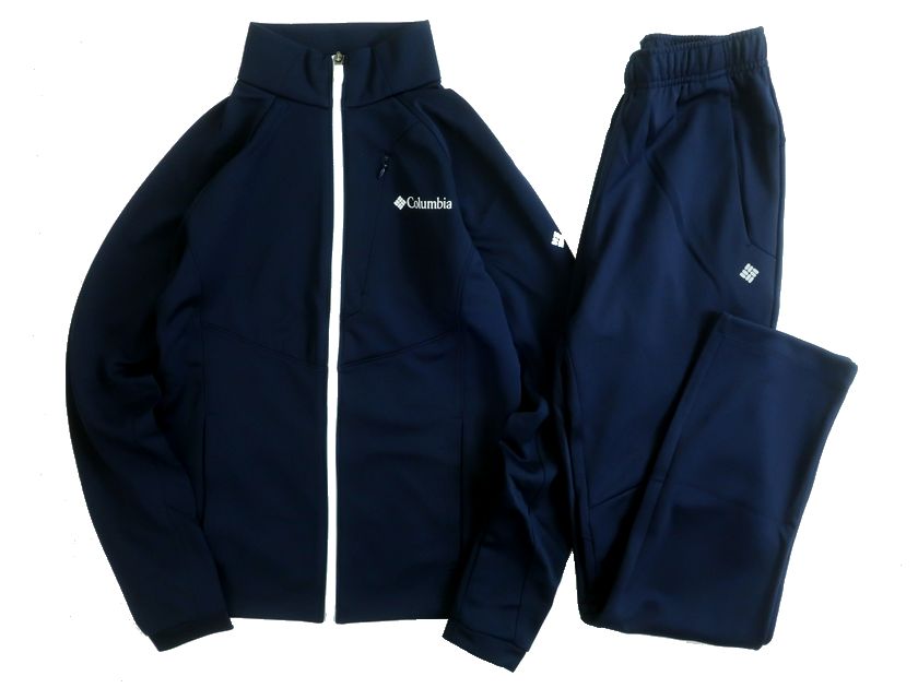 コロンビア Columbia Sportswear コロンビア ロゴプリント ジップアップジャケット ドローコード パンツ セットアップ ジャージ ウェア アウトドアウェア レディース CY1YLG201 ネイビー 85(XS)-01 90(S)-02 95(M)-03 100(L)-04▲048▼30502k11