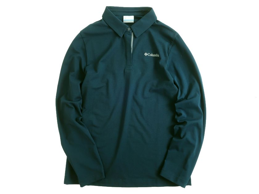 Columbia Sportswear コロンビア コットン混 ストレッチ 長袖 ポロシャツ ウェア レディース C23YLG601 ネイビーグリーン 90(S)-01 95(M)-02 100(L)-03 105(XL)-04▲005▼30516k13Columbia Sportswear コロンビア コットン混 ストレッチ 長袖 ポロシャツ ウェア レディース C23YLG601 ネイビーグリーン 90(S)-01 95(M)-02 100(L)-03 105(XL)-04▲005▼30516k13 コメント ■Columbia Sportswear コロンビアは米国オレゴン生まれのアウトドアブランドです。 防水や防寒などのアウトドアメーカーならではの独自テクノロジーを備えたアウトドアウェア、シューズ、リュックの製造、販売を行っています。 ■ C23YLG601 優れた吸水速乾性のある生地を使用したポロシャツです。 ストレッチも効いており、アクティブなシーンに最適な1着です。 生産国 MADE IN VIETNAM サイズ 90(S) / 95(M) / 100(L) / 105(XL)※レディースサイズです 実　寸 90：着丈63cm 身幅44.5cm 肩幅37.5cm 袖丈61cm95：着丈65.5cm 身幅45.5cm 肩幅39cm 袖丈61.5cm100：着丈66.5cm 身幅48cm 肩幅40cm 袖丈61.5cm105：着丈69cm 身幅50.5cm 肩幅41.5cm 袖丈64.5cm　※誤差はご了承くださいませ。 カラー ネイビーグリーン 素　材 綿52％ ポリエステル42％ ポリウレタン6％※韓国規格製品の為、品質表示はハングル表記となります。 付属品 下げ札 参考定価 － 商品状態 新品・未使用※素材特有・展示による微細な擦れや小傷、保管・梱包に伴う皺等はご了承ください。 《発送地》 〒359-1166 埼玉県所沢市糀谷154-2 こちらの商品へのお問い合わせは下記までお願いいたします。 TEL：04-2946-7494 mail：info.m@komori-shoji.co.jp 商品を探す ブランドで探す >> カテゴリーで探す MEN >> カテゴリーで探す WOMEN >> お買い物ガイド 2点以上お買い上げで送料無料（沖縄・離島を除く） 14時までの決済確定で当日発送（土日祝・イベント時を除きます） お支払い方法 >> 配送について >> 返品・キャンセルについて >> 注意事項 >>