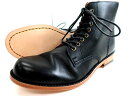 PADRONE パドローネ 日本製 マッケイ製法 本革 牛革 外羽根 ANTONIOII LACE UP BOOTS with BACK ZIP アントニオ2 バックジップ レースアップ レザーブーツ 革靴 PU8054-1102-12A 定価3.7万 ブラック 39-01 43-02▲050▼30606k14