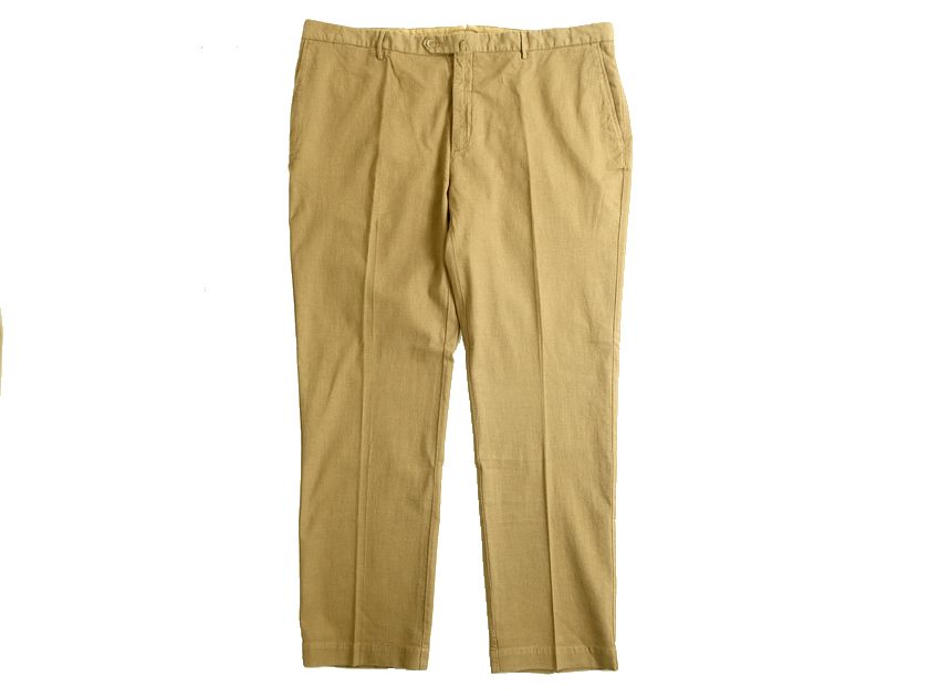 HACKETT LONDON ハケット ロンドン YARN DYE TEXTURE ヤーンダイテクスチャー コットン ストレッチ スラックスパンツ HM211399 定価2.5万 MALT 40L-01 44R-02▲016▼30724k02