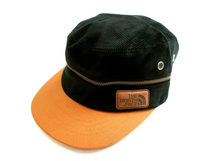 THE NORTH FACE ザ ノースフェイス COUDUROY MILITARY CAP COOLMAX コーデュロイ ミリタリー キャップ NOE3CF63 ブラック L▲007▼40110k02