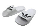 【中古】【新古品・未使用品】adidas アディダス ADIELETTE LITE SLIDES アディレッタ ライト サンダル FU8296 ホワイト 25....