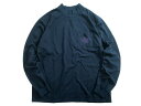 THE NORTH FACE PURPLE LABEL nanamica ザ ノースフェイス パープルレーベル ナナミカ 日本製 Field Mockneck Long Sleeve Tee COOLMAX モックネック ロングスリーブ Tシャツ カットソー NT3355N 定価1.6万 ネイビー XL▲049▼40229k02